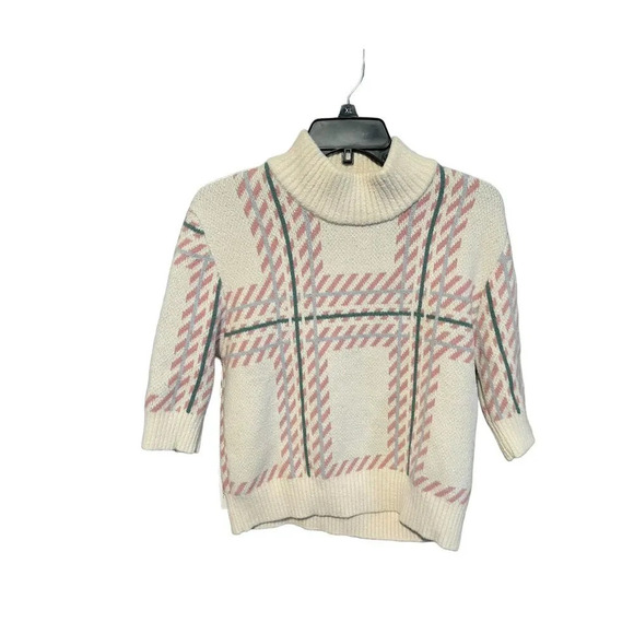 Callahan Plaid Turtleneck Multi Sweater NWT Size Large - Picture 2 of 6